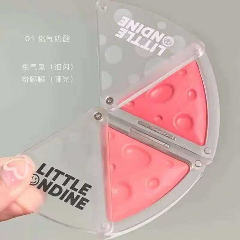 ▥ LITTLE NDINE Dual Color Duplex Cheese Blush เน้น All-In-One Palette Matte Blusher Finish Orig