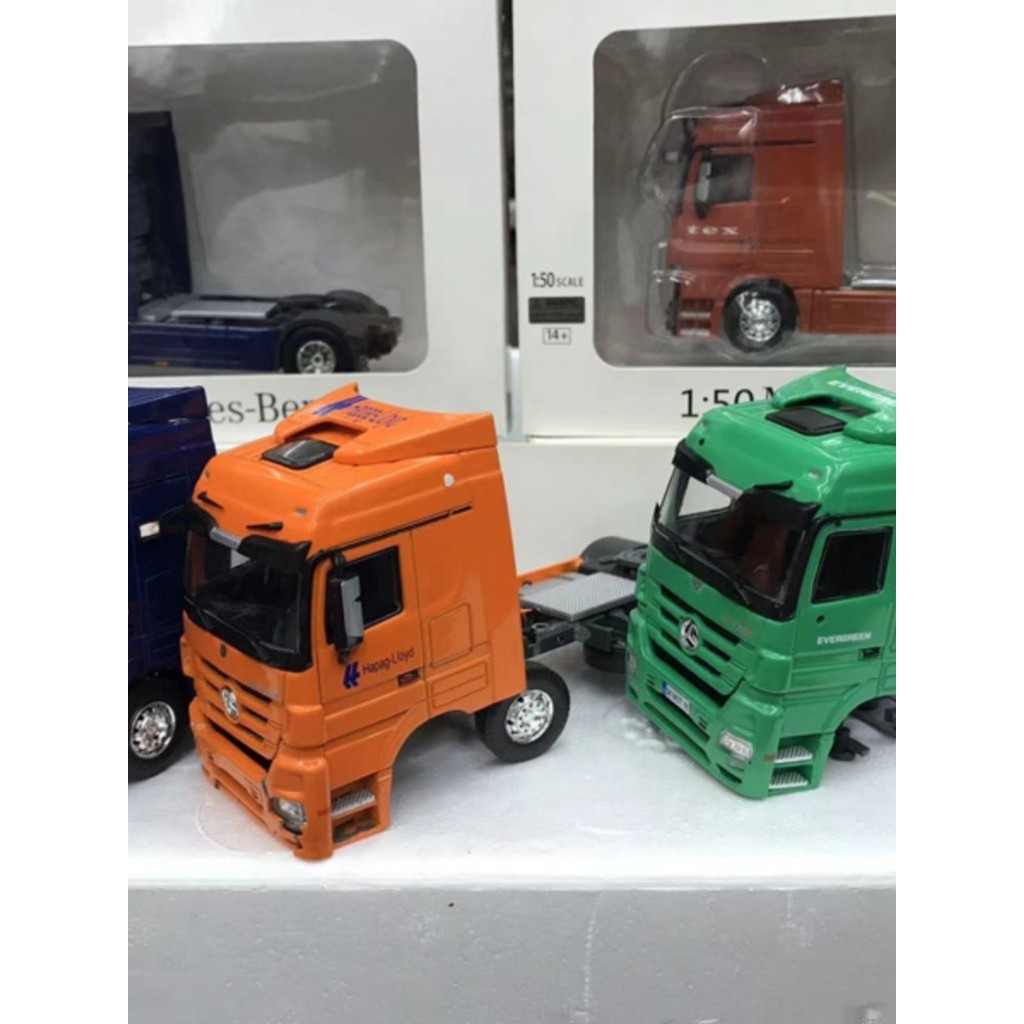 Disposal 1/50 Container Trailer Alloy Benz Tractor Container Trailer Model