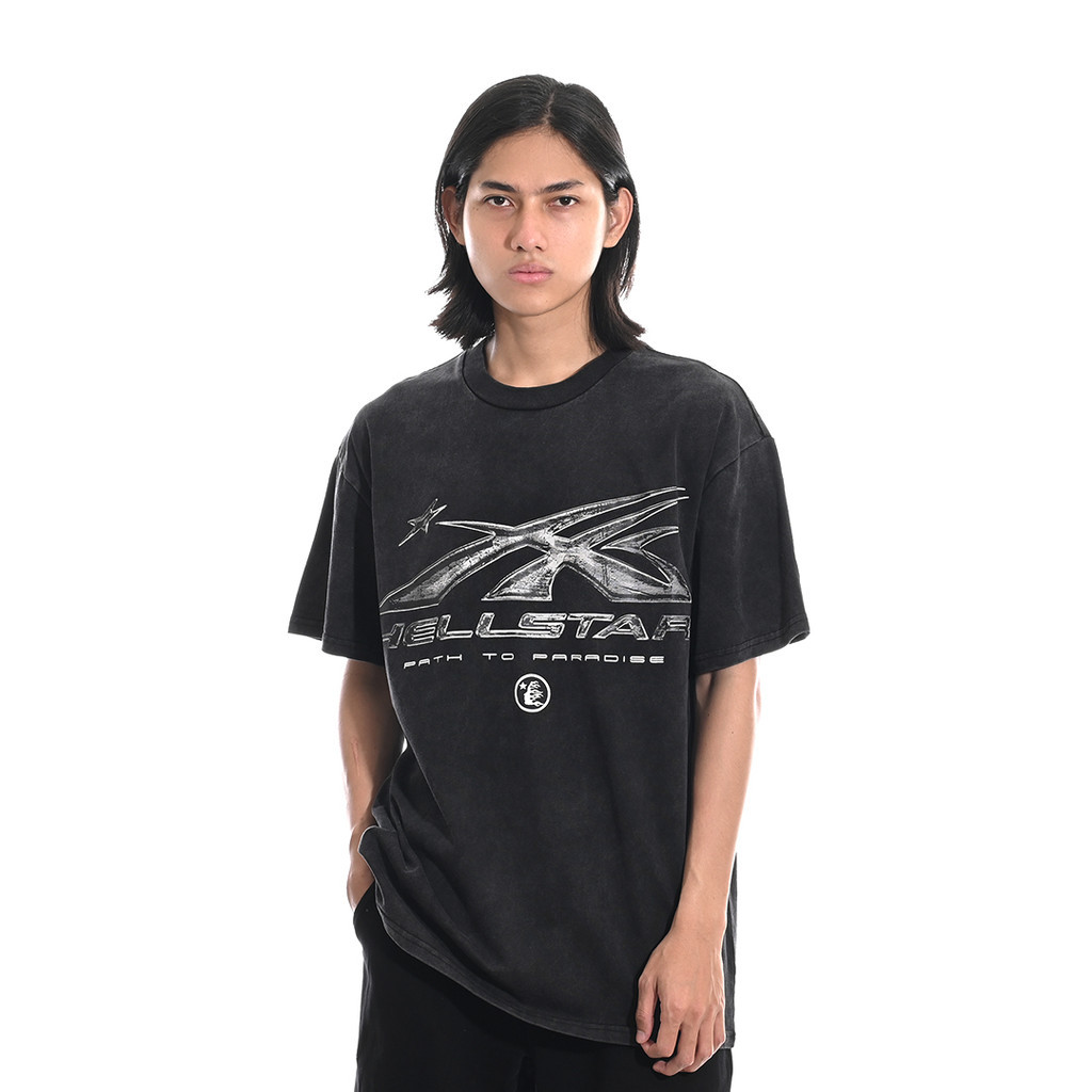 ♞เสื้อยืดโลโก้ Hellstar Chrome vgh