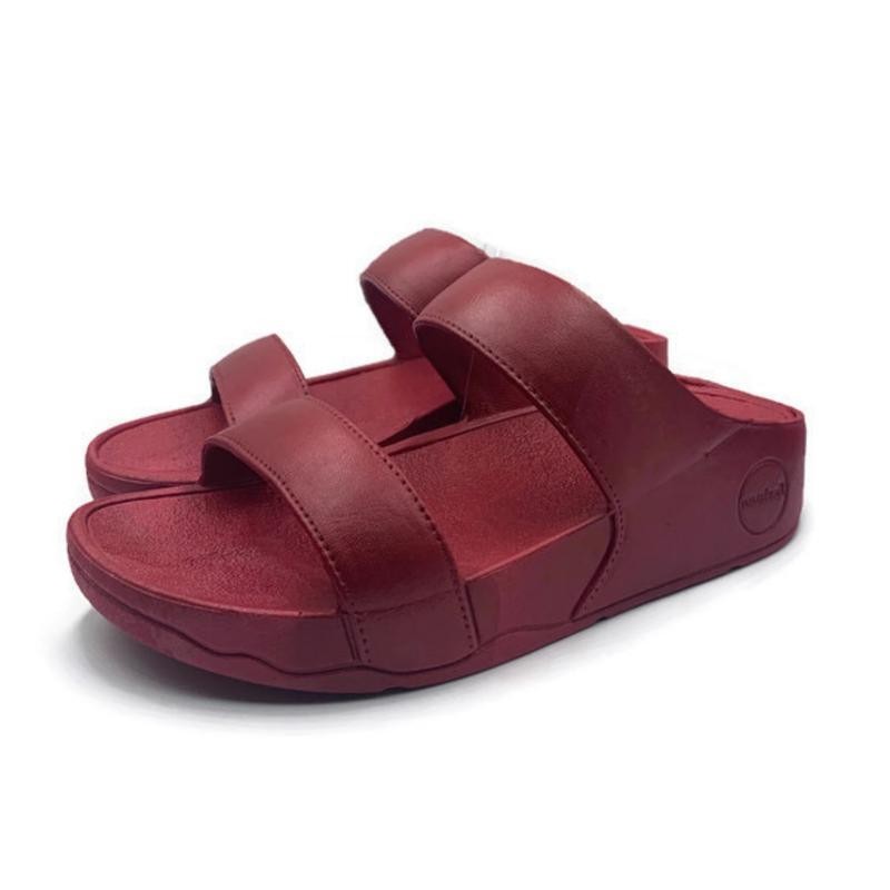 Gpatt : Plain Sandals รองเท้าแตะสวมผู้หญิง รองเท้าแตะสวมสองตอน รองเท้าแฟ