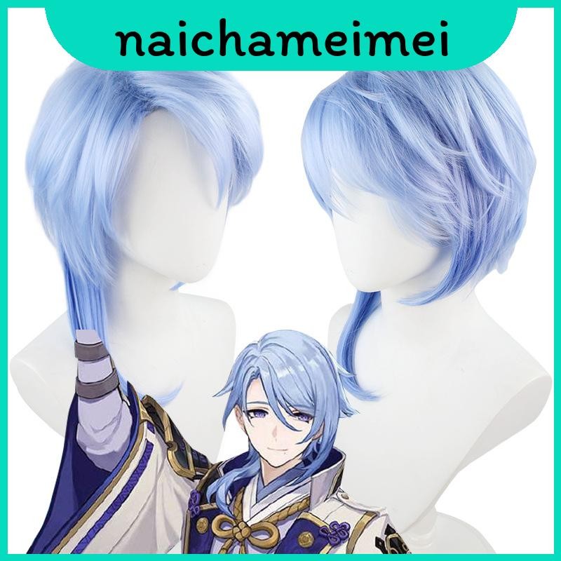 แต่งตัวเป็น Kamizato Ayato พร้อมชุดเครื่องประดับหรูหรา