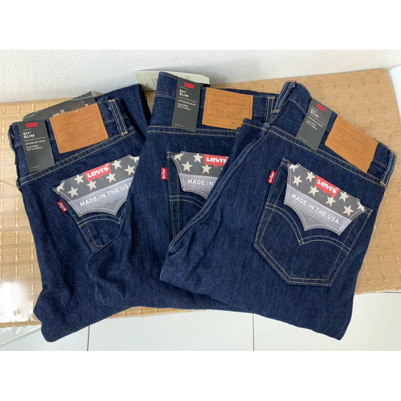 Levis 511 premium bigE ริมโพ้ง made in USA