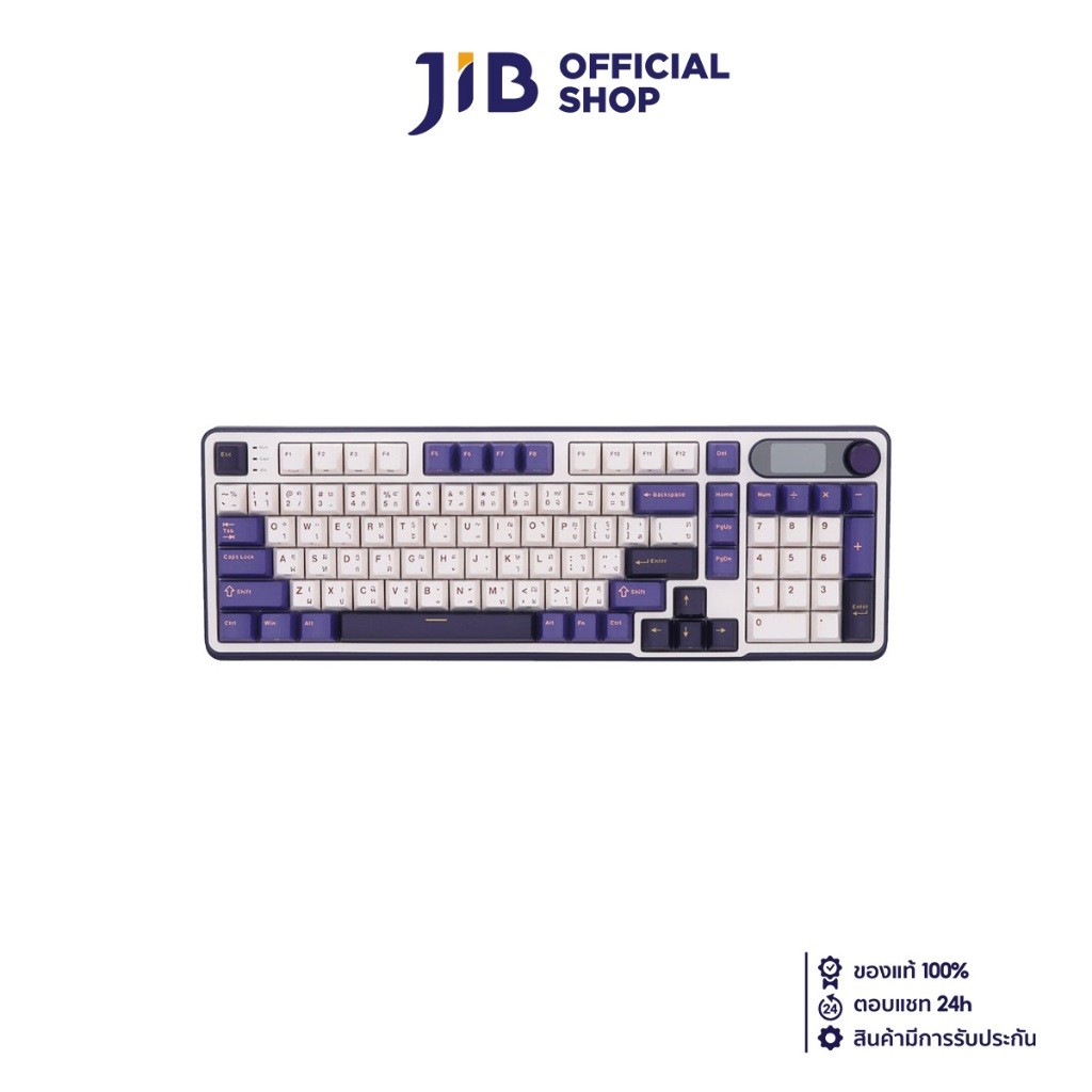 WIRELESS KEYBOARD (คีย์บอร์ดไร้สาย) ROYAL KLUDGE RK-S98 (BLACKBERRY) (CHARTREUSE SWITCH RGB EN/TH)