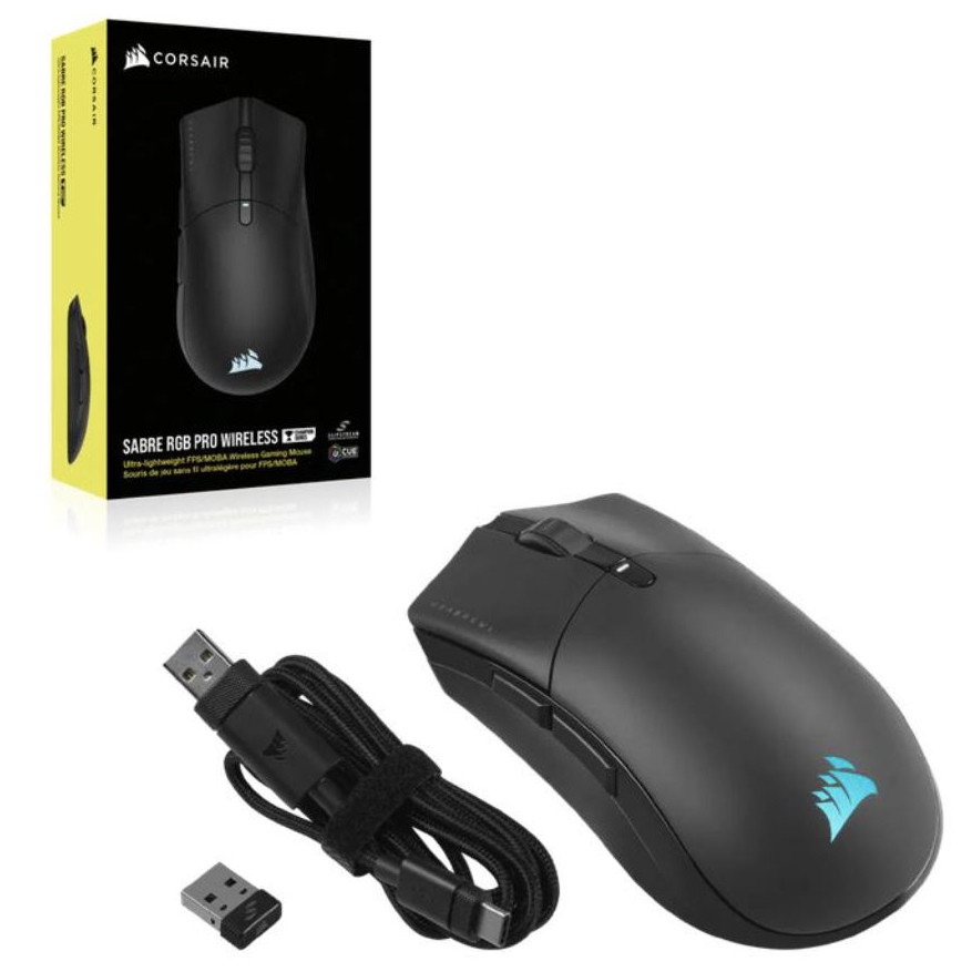 CORSAIR MOUSE SABRE RGB PRO WIRELESS : CH-9313211-AP GAMING