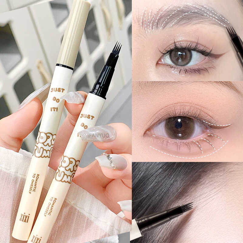 ▣  R39 Points Long Lasting 4 Fork Tip Brow Pencil Waterproof Liquid Ey