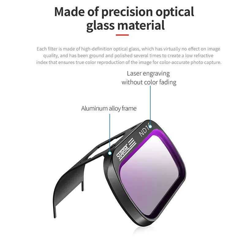 ❃ STARTRC  สําหรับ DJI K/Mini 2/Mini SE Drone เลนส์กรอง Nd8 Nd16 Nd32 Nd64 ตัวกรองชุด Mavic Mini ❃