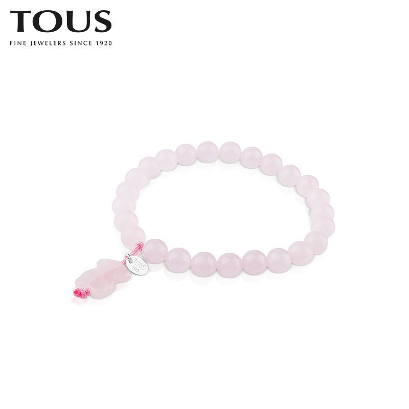 TOUS/TOUS925สร้อยข้อมือพลอยเงินผู้หญิงแฟชั่นขนาดเล็กinsหมีกำไล