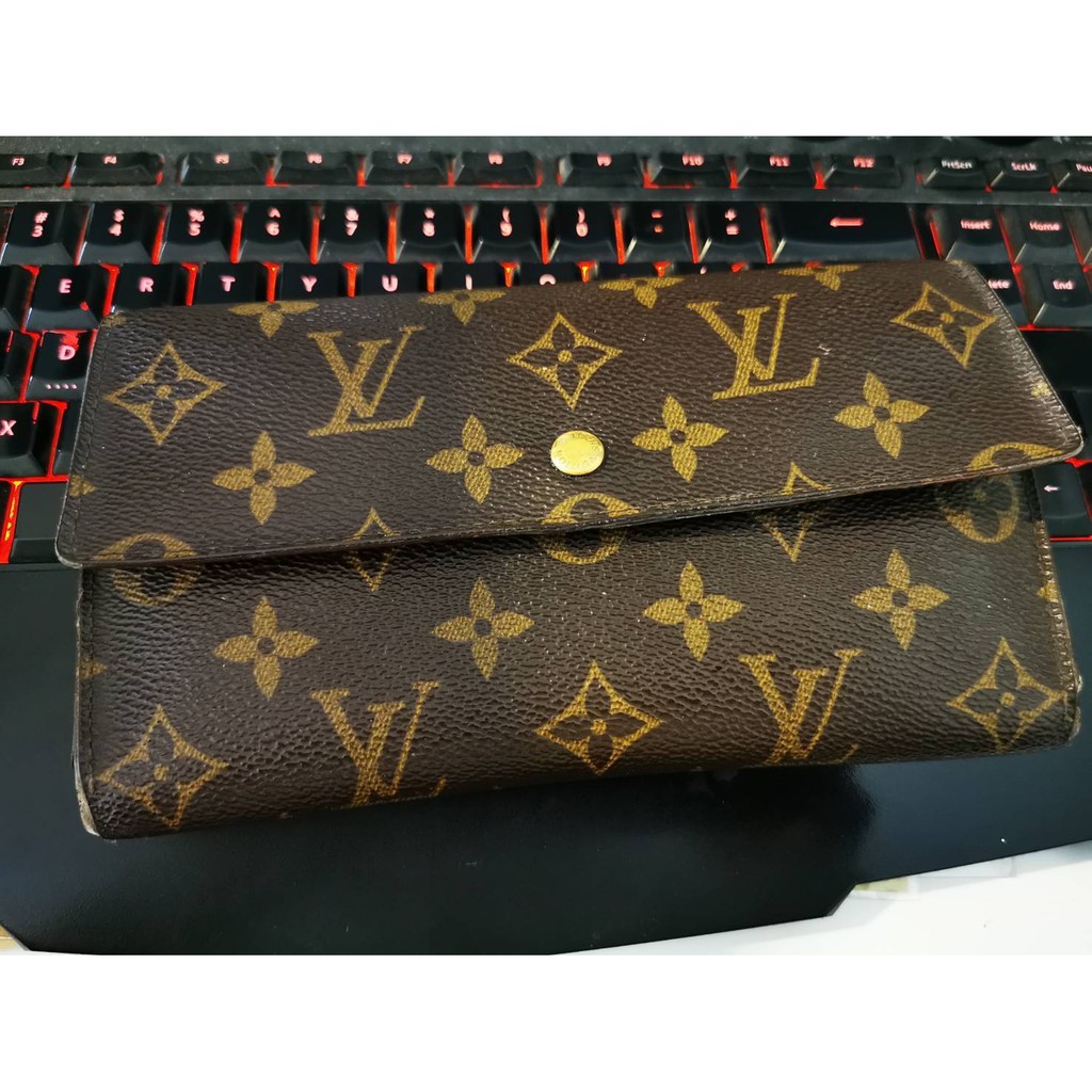 2024 กระเป๋า LV WALLET TRIFOLD MONOGRAM มือสอง ของแท้ 100%