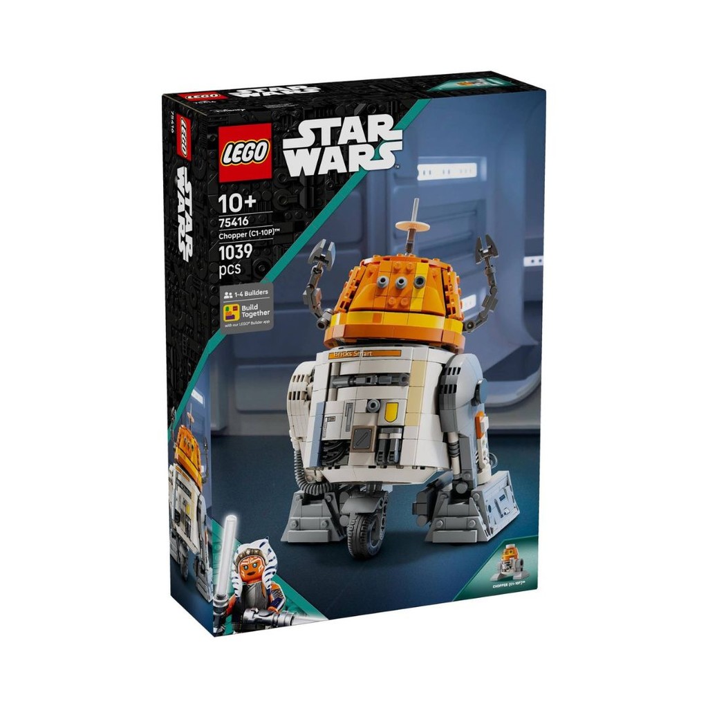 LEGO 75416 Star Wars Chopper (C1-10P) ชุดของเล่นสร้าง Astromech Droid (1039 ชิ้น)