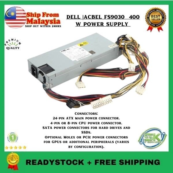 Dell ACBEL FS9030 400 W POWER SUPPLY /电源อนันต์