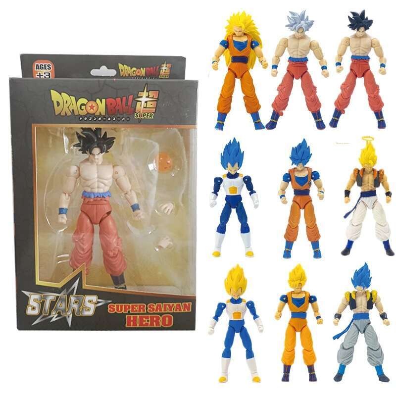 Dragon Ball SHF Goku Vegeta Action Figure Super Saiyan Gogeta Dbz ตุ๊กตา PVC คอลเลกชันรุ่นของเล่นสํา