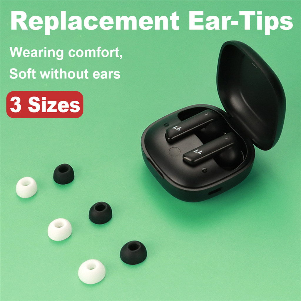 6 ชิ้นซิลิโคนหูเคล็ดลับใช้งานร่วมกับ Linklike Halo 1 2 เปลี่ยนหูฟังชนิดใส่ในหูหูฟังแบบนุ่มฝาครอบ S/M