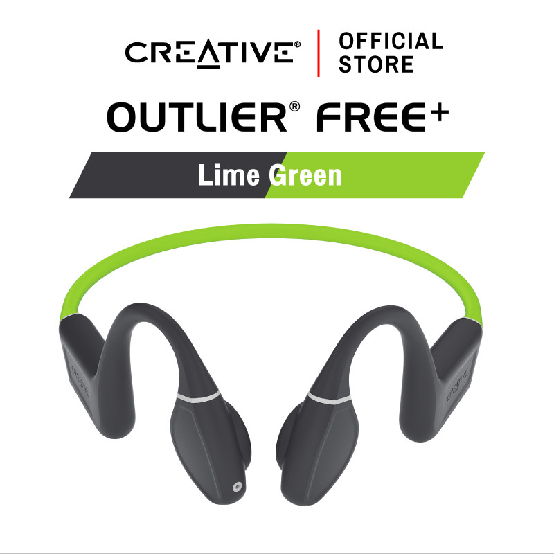 CREATIVE หูฟัง Outlier Free+ (GREEN) หูฟัง Bone Conduction หูฟังบลูทูธไร้สาย กันน้ำ IPX5