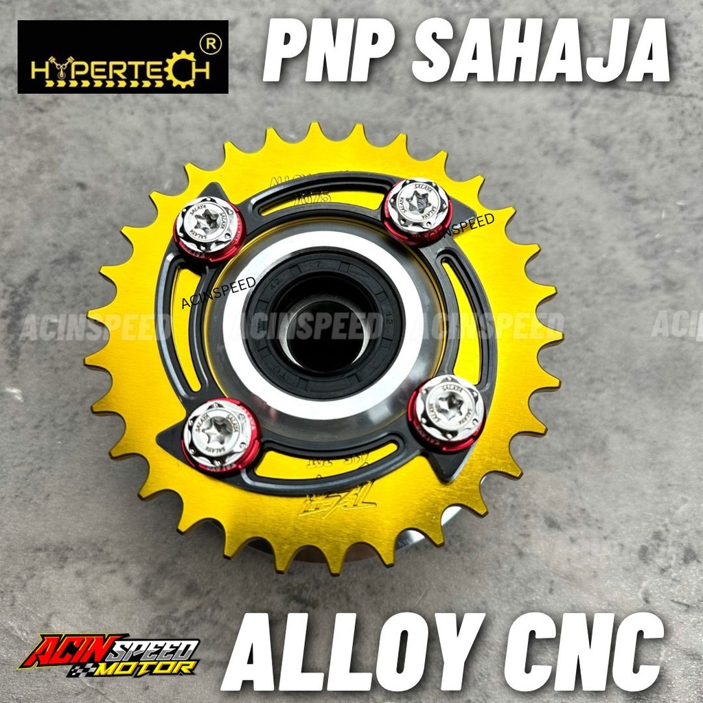HYPERTECH SpROCKET COVER CNC ALLOY/ SPROCKET TAPAK COVER ADAPTER/ SPROCKET CHAIN GUIDE PLATE/ HUB CO