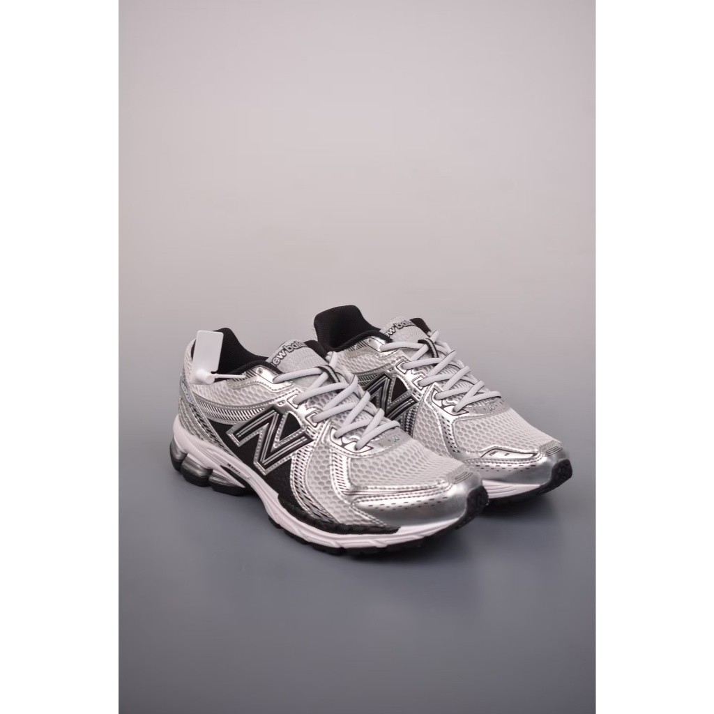 ผลิตภัณฑ์ถ่ายจริง New Balance NB 860V2  ป้องกันการลื่นไถลและทนต่อการสึกหรอรองเท้าทำงานต่ำML860XDGJ