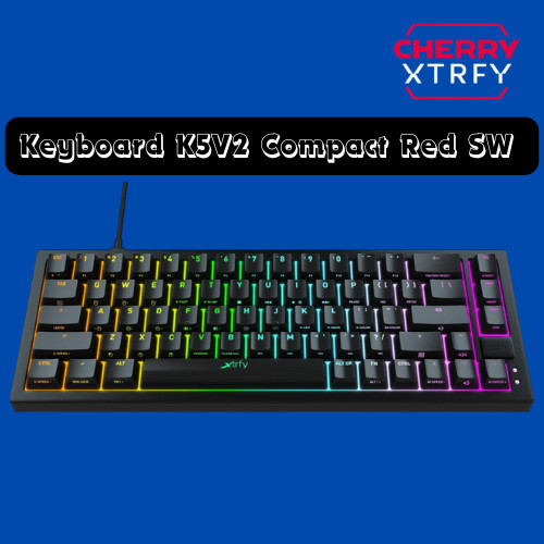 Cherry Xtrfy K5V2 Compact (ภาษาอังกฤษ) Red SW ประกัน 2 ปี