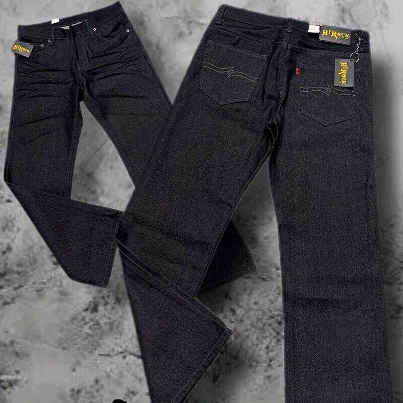 กางเกงยีนส์ปั้นเฟด รุ่น HIROCK กระบอก9นิ้ว ผ้า14oz Jeans ผู้ชาย Man Clothing ท