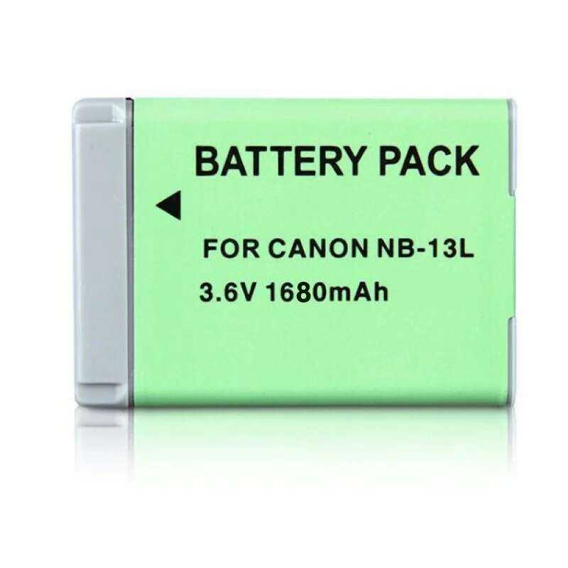 ▥ NB 13L Nb13l Nb-13L 1680 Mah Battery Charger สําหรับ Canon Powershot G5x G7x G9x G7 X Mark II