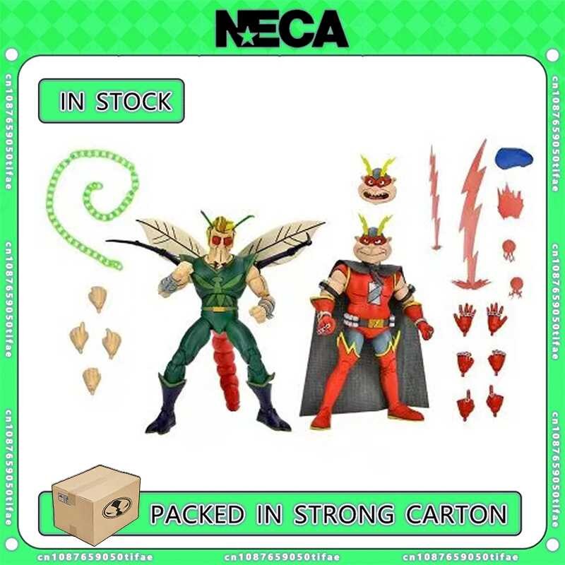 ◆ NECA Toy TMNT Bugman และ Electroper 7 นิ้วแอ็คชั่นตุ๊กตาอะนิเมะต