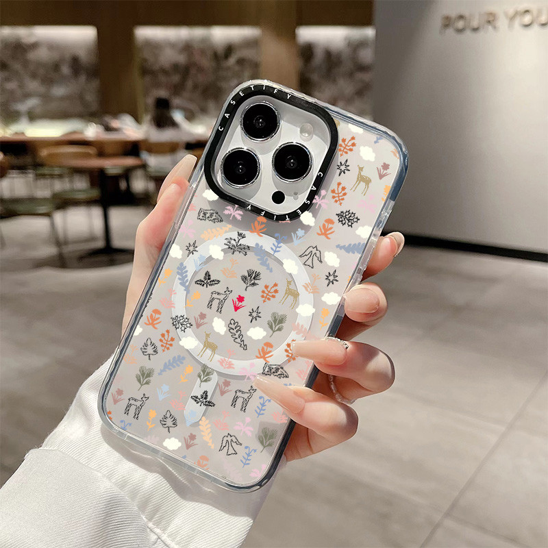 Wishes Among the Clouds ไร้สายชาร์จแม่เหล็กสําหรับ IPhone 11 14 15 16 Pro Max 12 13 Pro Max Cover 15