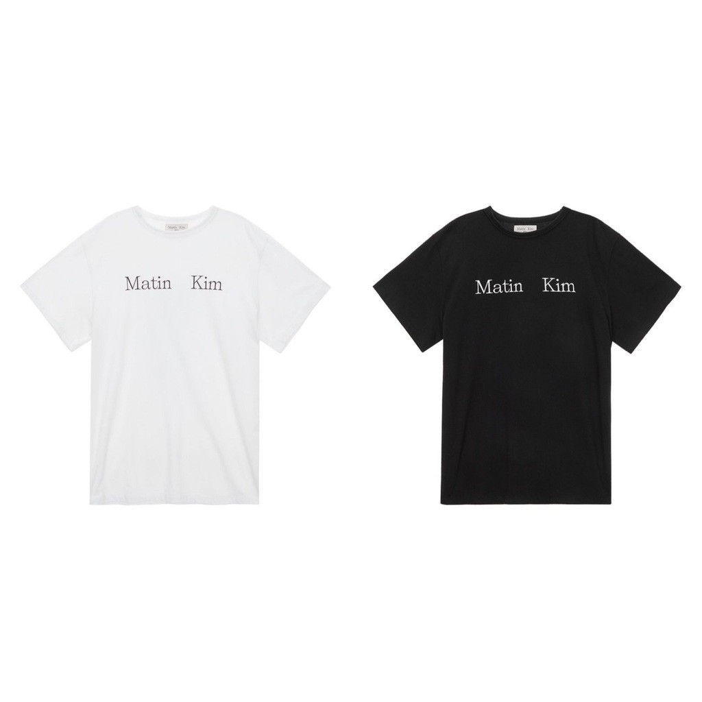 ♞,♘พร้อมส่ง  เสื้อ MATIN KIM LOGO TEE XSB