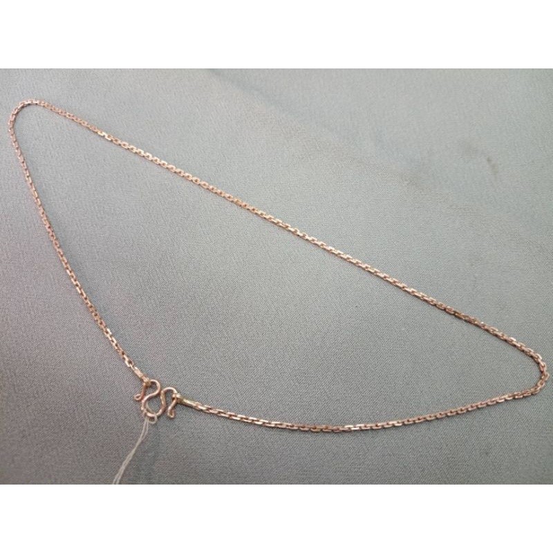 สร้อยคอเด็ก นากเก่า นากแท้ 40% หนัก 1 สลึง