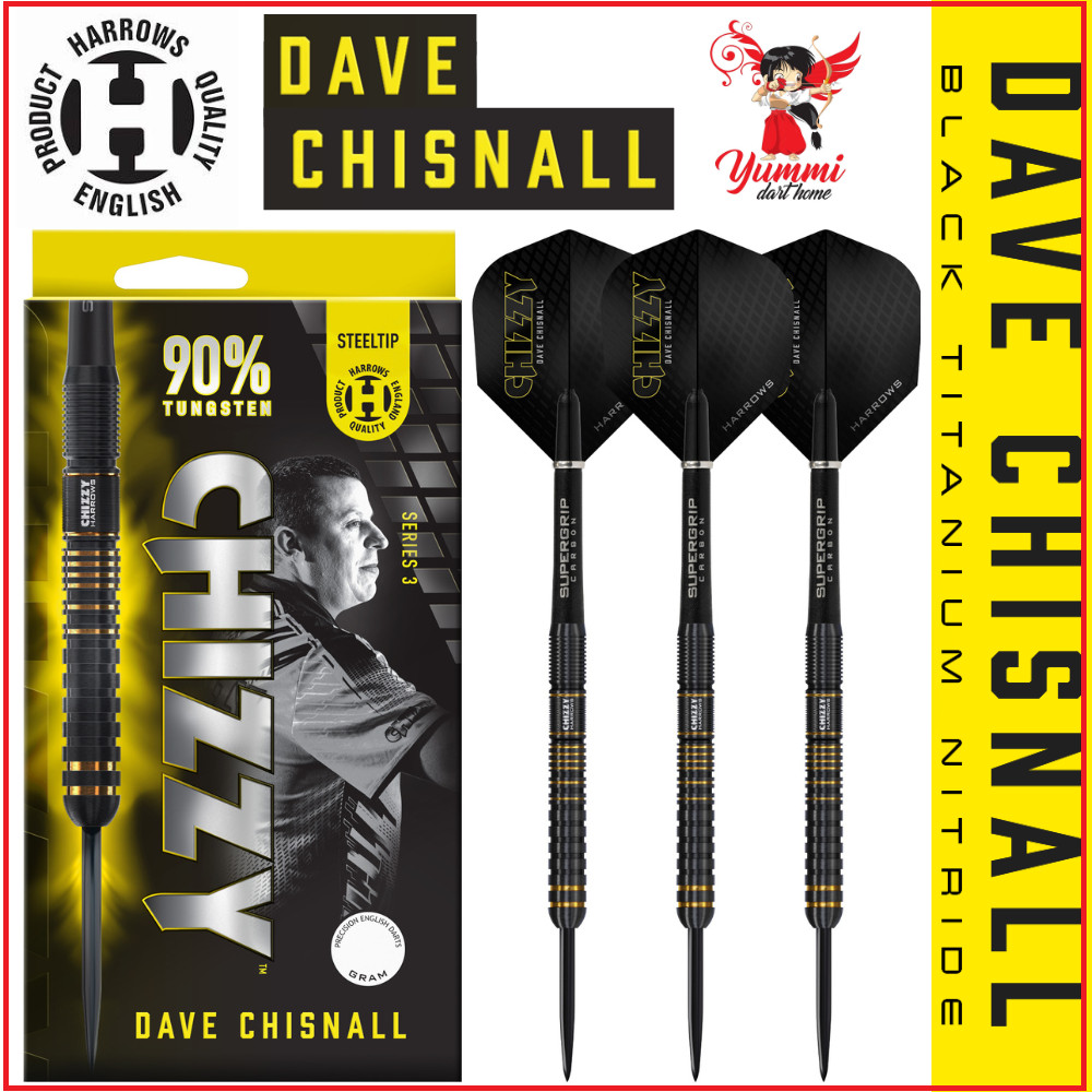 Harrows Dart Steel Tip Darts Chizzy 3 Steel Tip Dart (22G 23G 24G)
