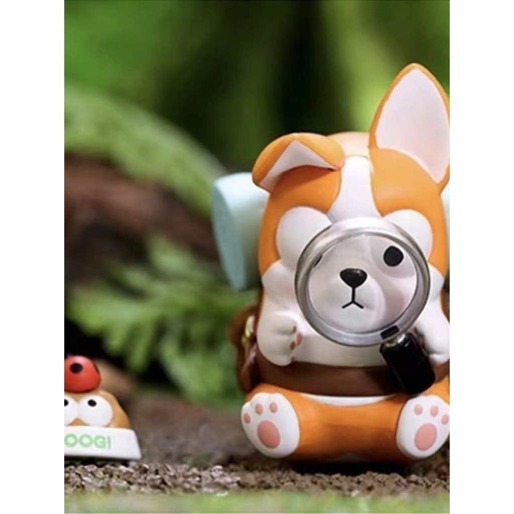 ♞,♘,♙Corgi Island Adventure Series POPMART ยืนยัน Blind Box Figure ของขวัญตุ๊กตาอินเทรนด์