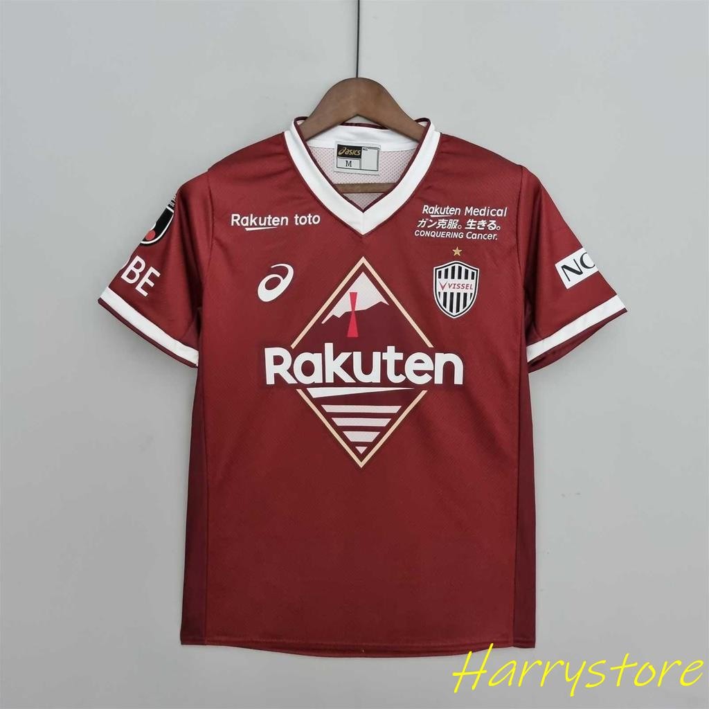 ในสต็อก 2022 Vissel Kobe Home Away Soccer Jersey Football