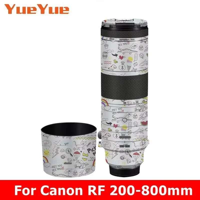 Decal Skin สําหรับ Canon RF 200-800 เลนส์กล้องสติกเกอร์ไวนิลห่อฟิล์ม Protector Coat RF200-800 200-80