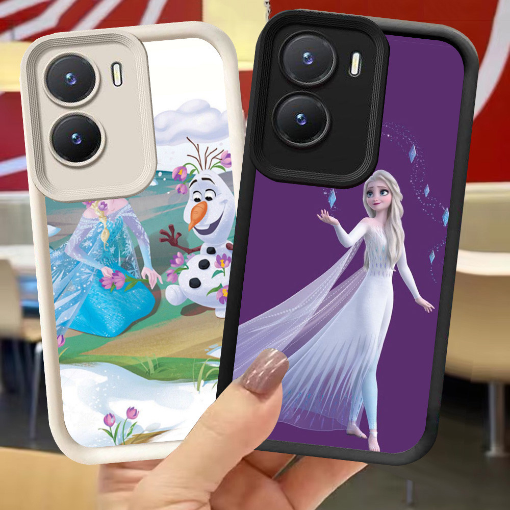 XI59 Frozen สําหรับ VIVO Y22 Y15s Y56 Y35 Y15a Y22s Y16 Y02S 5G VIVO V19 Neo สีดําสีขาว