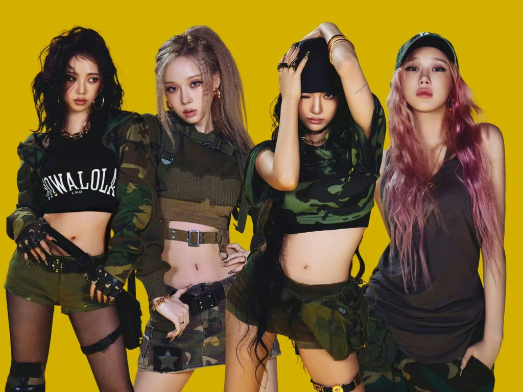 เกาหลี Aespa Girl Group Whiplash สไตล์เดียวกันร้องเพลงประสิทธิภาพเครื่องแต่งกาย Wasteland สไตล์ Kpop Stage Performance เครื่องแต่งกาย