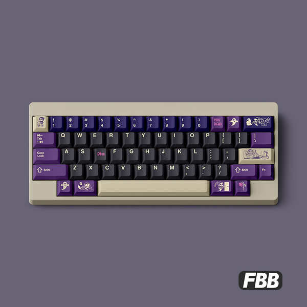 keycap ไทย คีย์แคป keycaps ปุ่มกด FBB ต้นฉบับ Reaper DAMN Sublimation PBT แป้นพิมพ์กลแบบกำหนดเองสัต