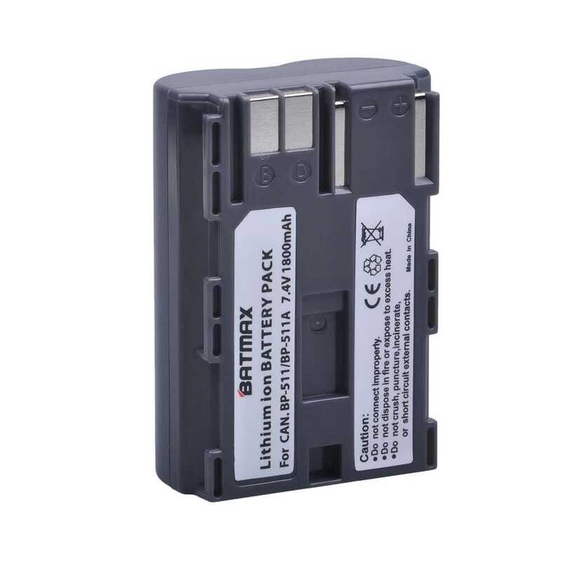▥ 1Pcs Bp-511 Bp511 BP 511 Bp-511A สำหรับ Canon G6 G5 G3 G2 G1 EOS 300D 50D 40D 30D 20D 5D Mv30