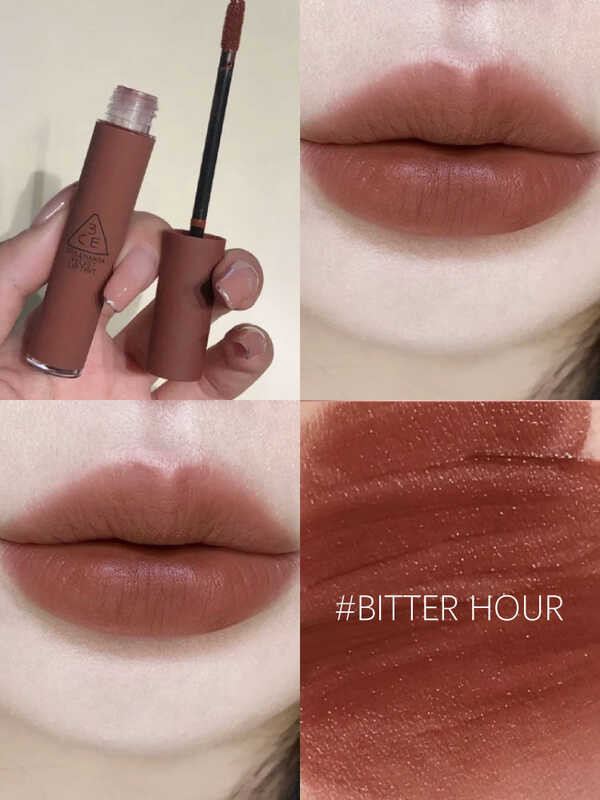 ◎ 3Ce Veet Lip Tint In Taupe Bitter Hour Mousseyellow Daffodil สีติดทนนาน Boost Mois