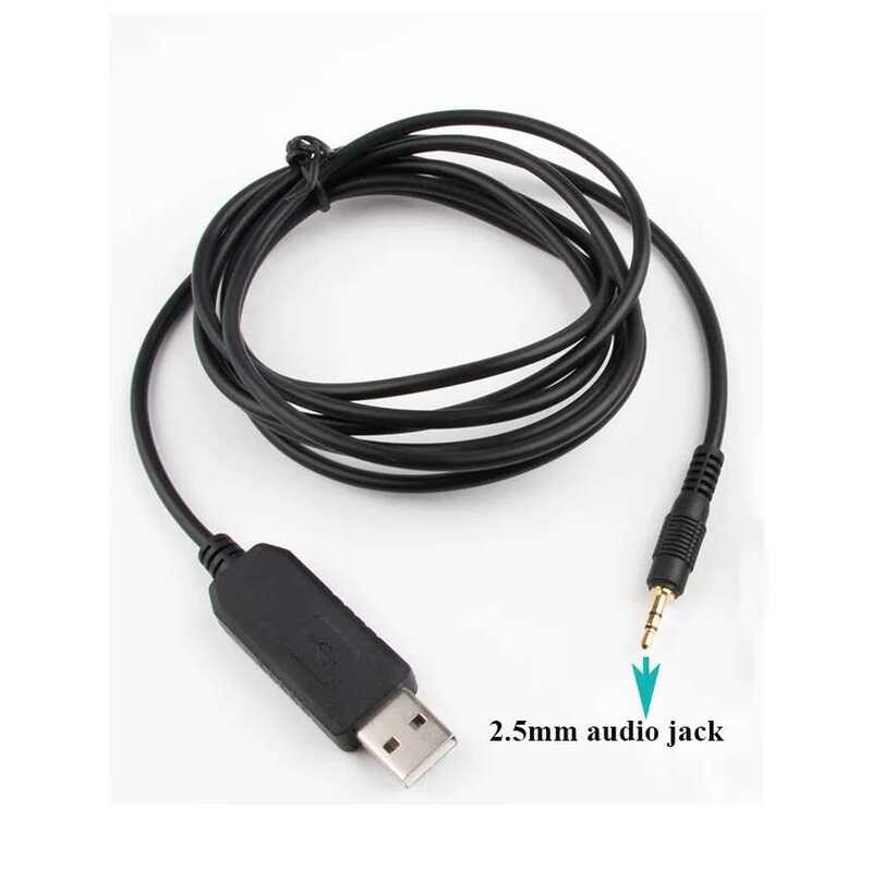▥ สายโปรแกรม สำหรับ ICOM Ic-2820H Ic-80Ad Id-31A Id-51E Id-880H Opc-2218สาย USB เป็นแจ็คเสียง2.