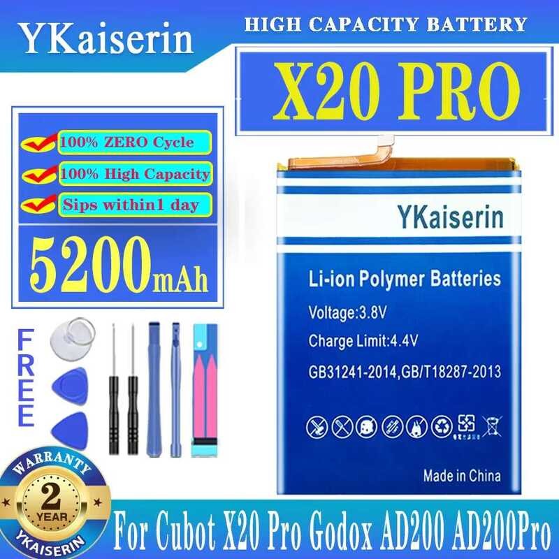 5200mAh Mobile Phone Battery for Cubot X20 Pro X20Pro X20 PRO