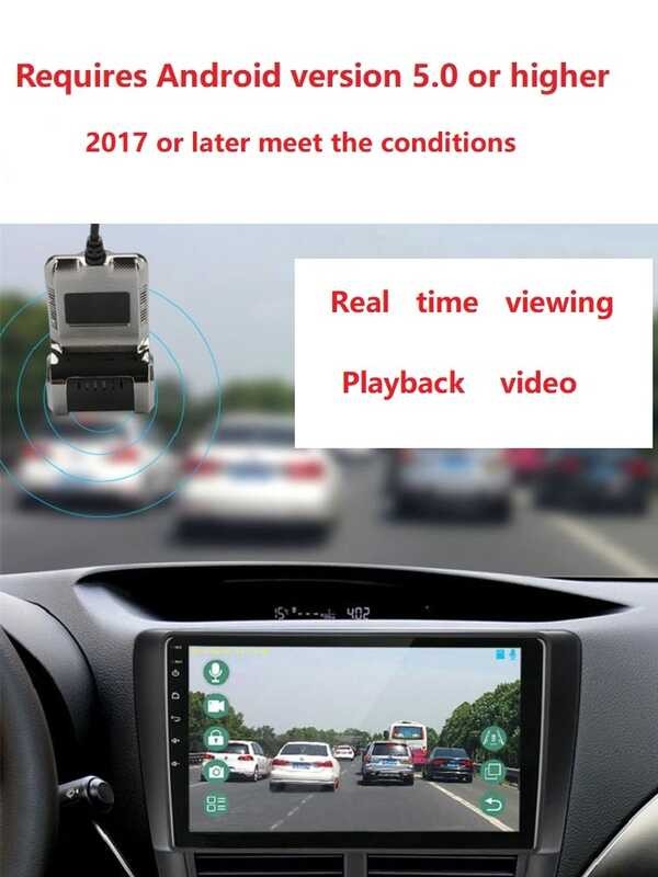 ▥ Dash Cam ADAS USB รถ DVR เครื่องบันทึกอัตโนมัติ HD Android เครื่