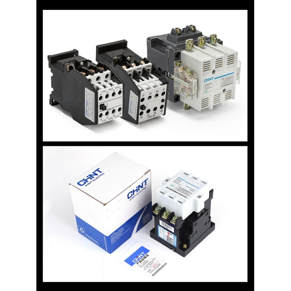 คลังสินค้าพร้อม~zhengtai AC Contactor CJ20-10/16/25/40/63/100/160/250/400/630J Silver Contacts