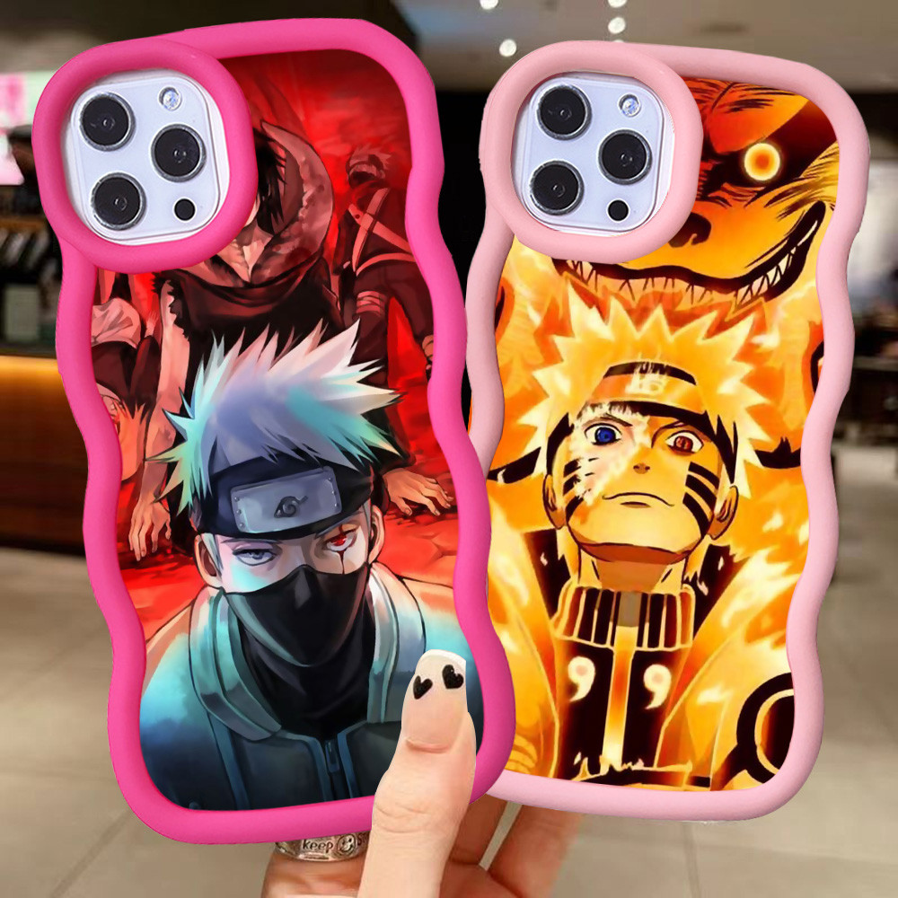 MERAH Z-29 Naruto Red Black Pink Case สําหรับ iPhone 11 12 13 Pro Max