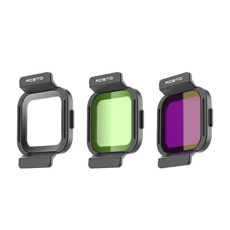 ❃ RCSTQ สําหรับ Filp Filter กล้อง Nd16/32/64 UV CPL Optical Glass ชุดกรองกล้องเลนส์สําหรับ DJI