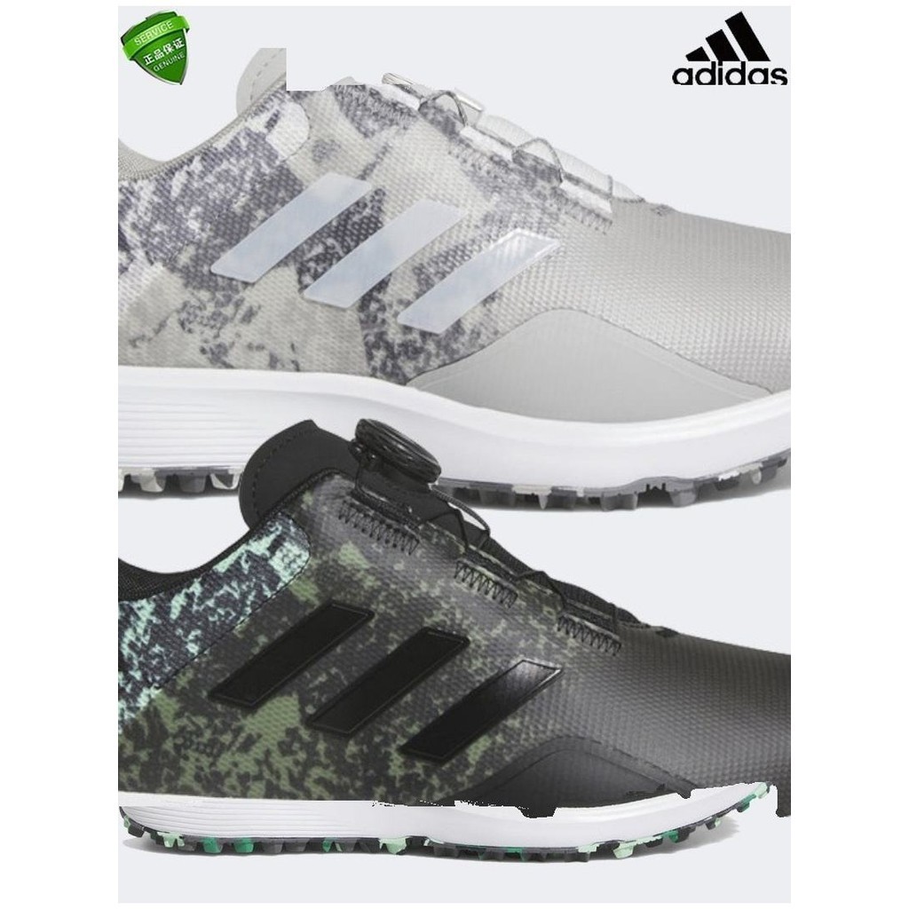 2024 Adidas รองเท้ากอล์ฟผู้ชายใหม่ BOA น้ําหนักเบากันน้ํา GV9415HP3235IE2132