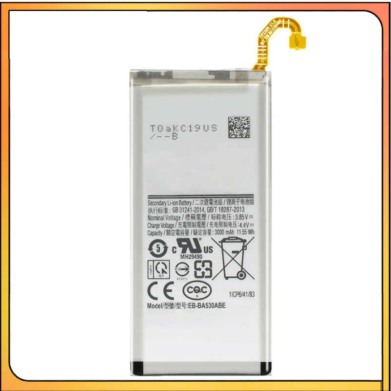 แบตเตอรี่ EB-BA530ABE สำหรับ Samsung Galaxy A8 2018 A530 SM-A530F SM-A530 A530F