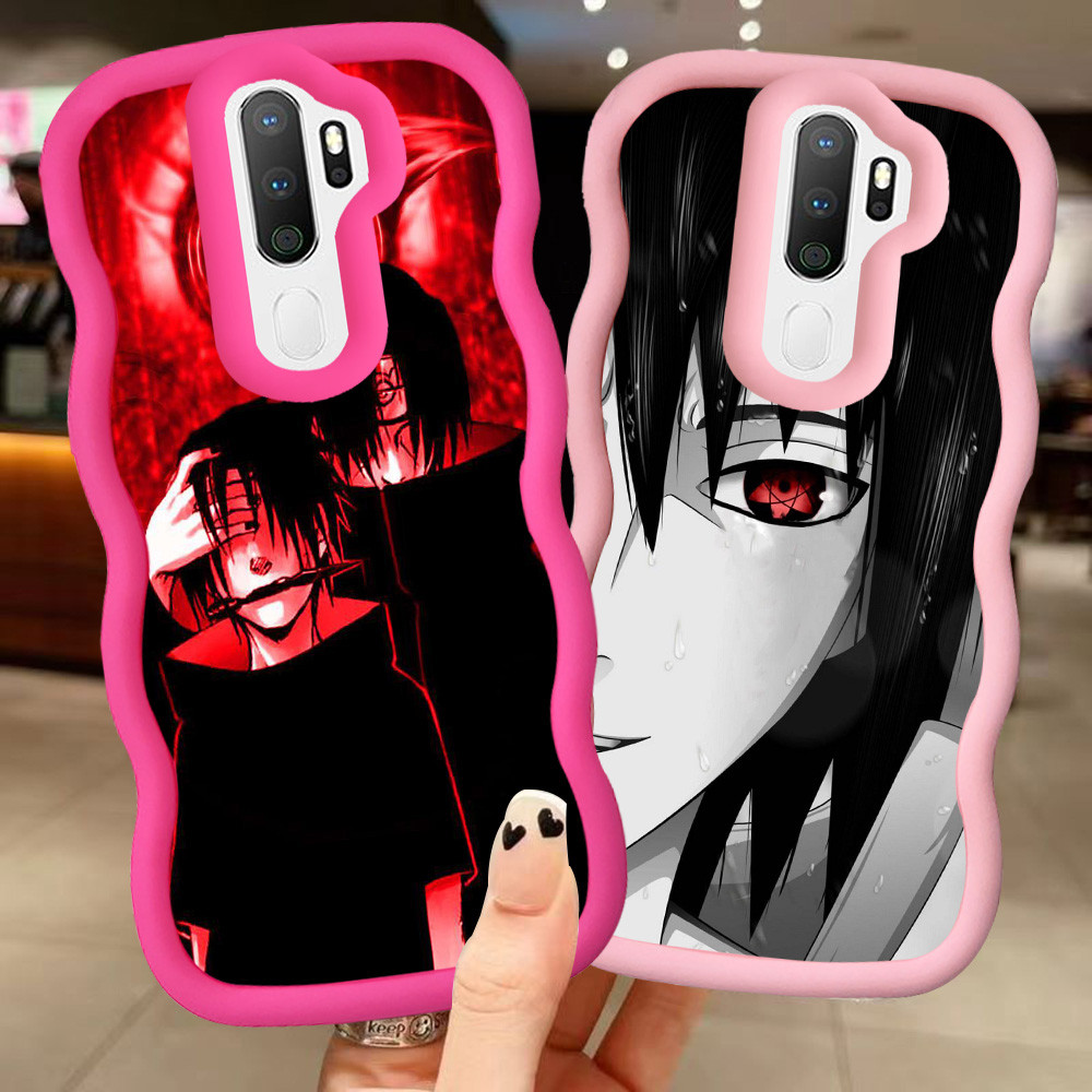 MERAH Z-66 อะนิเมะ Naruto Red Black Pink Casing สําหรับ OPPO A9 F11 A5 2020