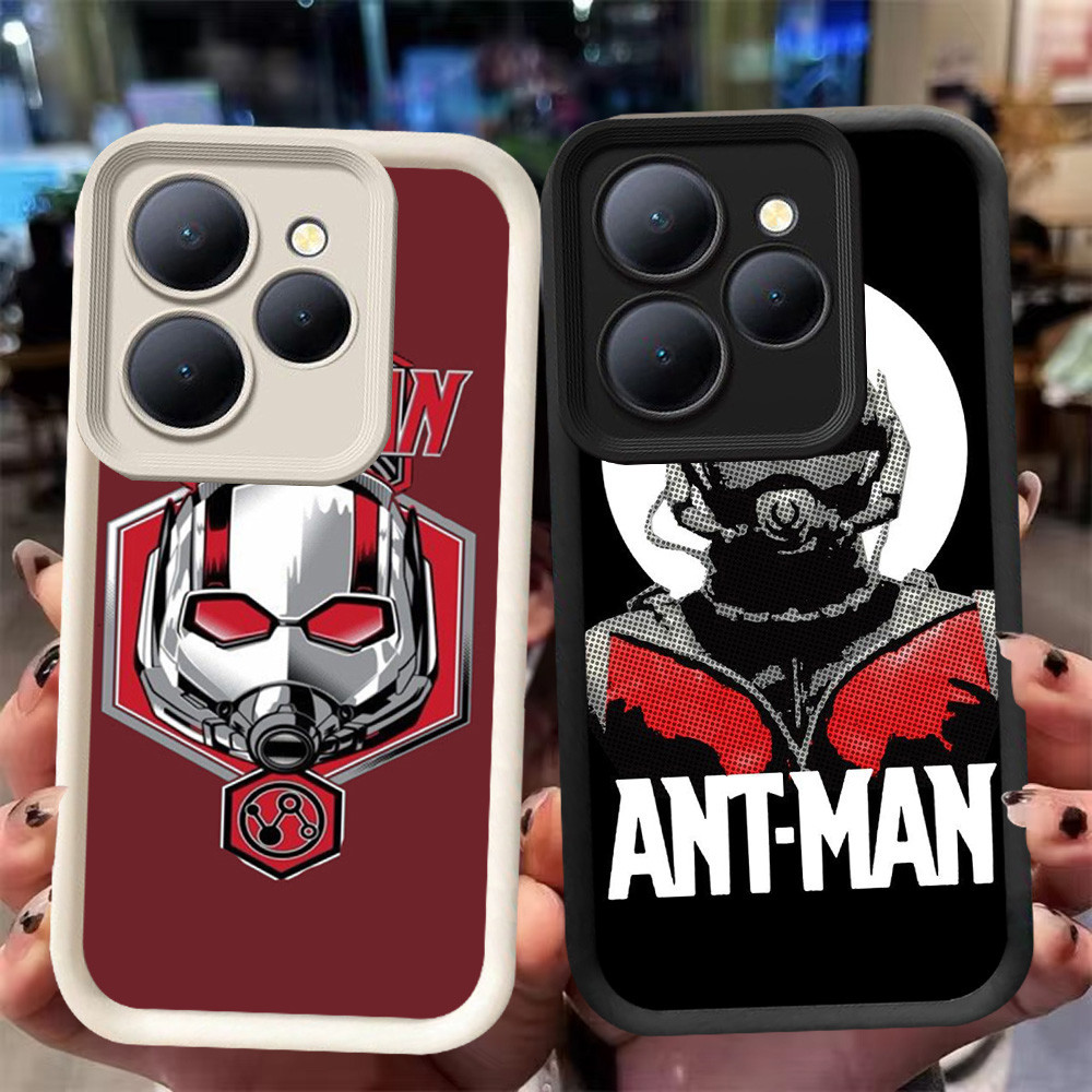 XI20 ANT-MAN Casing สําหรับ Tecno POP 9 8 7 Pro 5G สีดําสีขาว