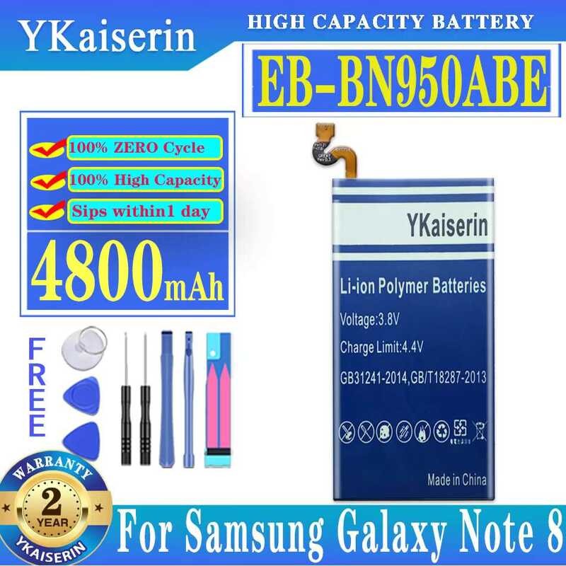 Note8 N950 Battery 4800mAh EB-BN950ABE for Samsung Galaxy Note 8 N950 SM-N950F N950FD N950U/U1 N950W