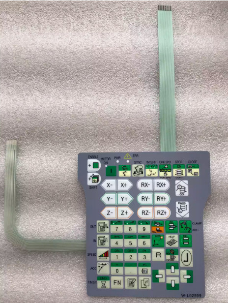 YTH ใหม่เปลี่ยนใช้งานร่วมกับ Touch Membrane ปุ่มกดสําหรับ OTC FD-V6/V6L FD-B4/B4L W-L02140 TP-4131S1