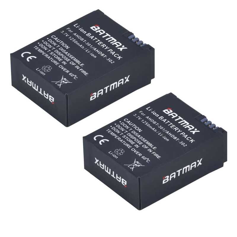 ❃ Ahdbt-302 Ahdbt302 301 201แบตเตอรี่ LCD สำหรับ Gopro HD Hero 3 Hero3 + 1080P 12M 11M 5Mp สีดำ ❃