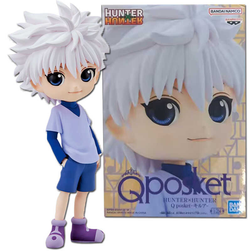 ◆ 13Cm Anime Figures X Hunter Killua Qposket Collector Pvc Toys Action Figure Cartoon Doll Desk