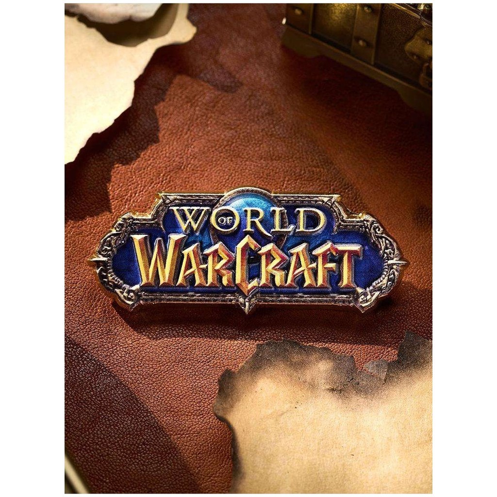 อุปกรณ์ต่อพ่วงเกม Blizzard World of Warcraft 20th Anniversary Limited Edition โลโก้ชุดป้ายแม่เหล็ก